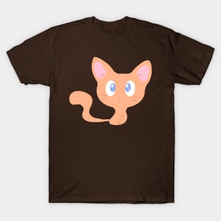 Cute Orange Kitty T-Shirt